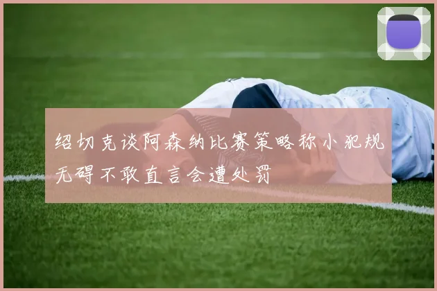 绍切克谈阿森纳比赛策略称小犯规无碍不敢直言会遭处罚